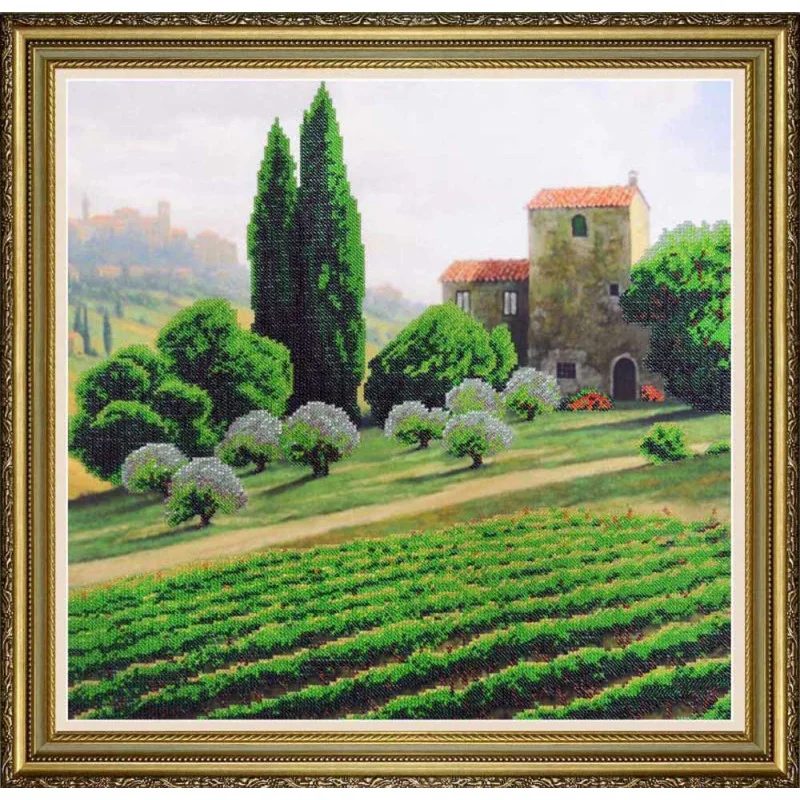 Beadwork Set Pictures Beaded Р-418 Italian landscape