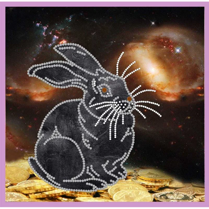Beadwork Pattern Pictures Beaded S-246 Symbol of the year Rabbit