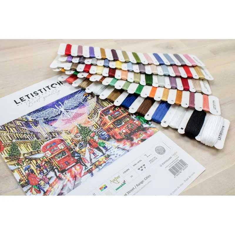 Cross Stitch Kits LetiStitch L8022 Regent Street / Range: Cities