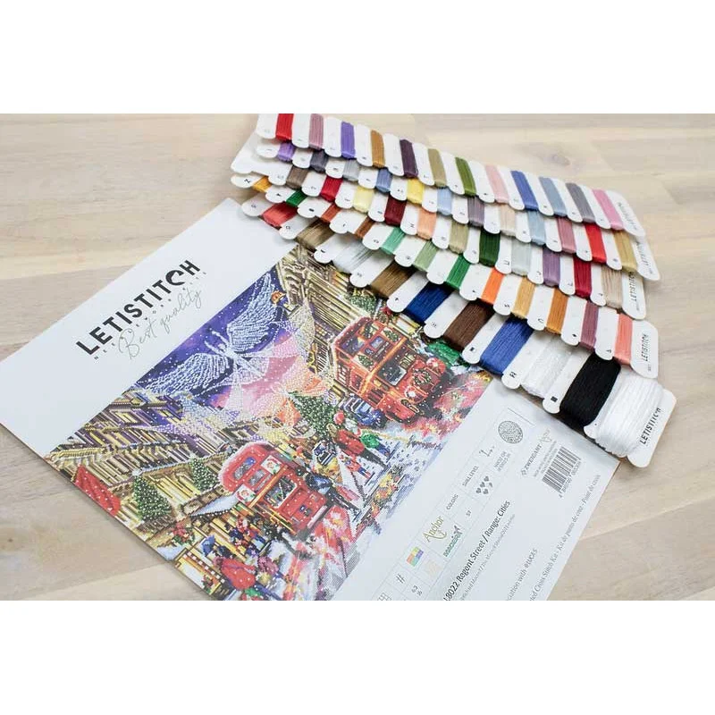 Cross Stitch Kits LetiStitch L8022 Regent Street / Range: Cities