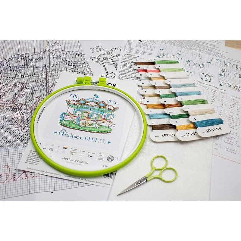 Cross Stitch Kits LetiStitch L8047 Baby Carousel