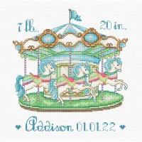Cross Stitch Kits LetiStitch L8047 Baby Carousel