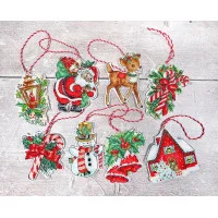 Cross Stitch Kits LetiStitch L966 Christmas Toys Kit nr.1
