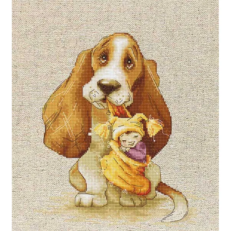Cross Stitch Kits Luca-S B1121 Basset