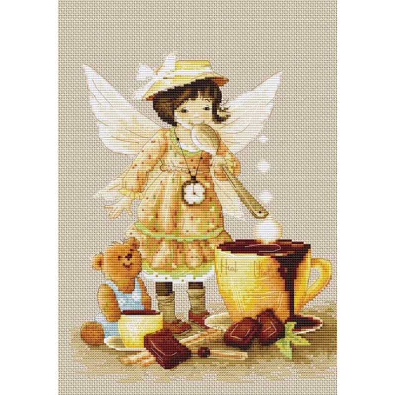 Cross Stitch Kits Luca-S B1131 Hot chocolate
