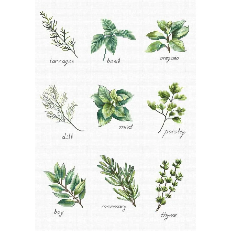 Cross Stitch Kits Luca-S B2345 Spices and herbs