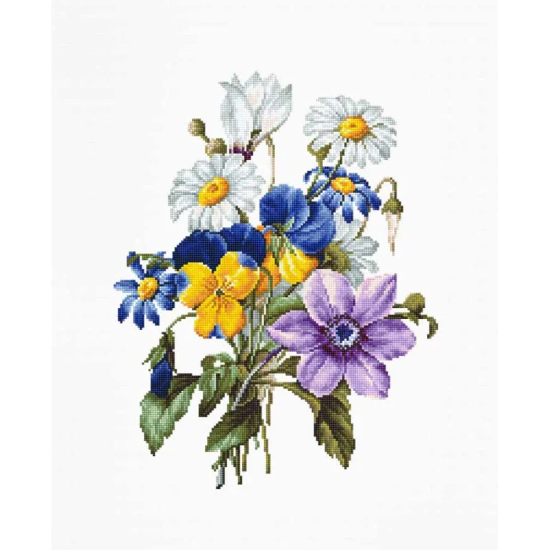 Cross Stitch Kits Luca-S B2348 Bouquet of flowers