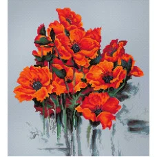 Cross Stitch Kits Luca-S B2380 Poppies