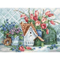 Cross Stitch Kits Luca-S B2395 Quirky little corner 0