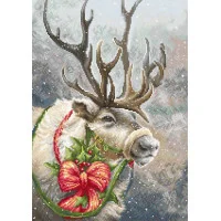Cross Stitch Kits Luca-S B598 Christmas deer 0