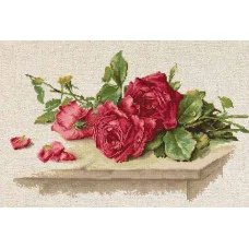 Cross Stitch Kits Luca-S BL22411 Red roses