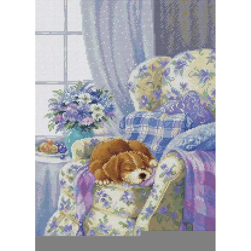 Cross Stitch Kits Luca-S BU5016 Cozy armchair