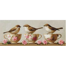 Cross Stitch Kits Luca-S BU5092 Three gentle birds