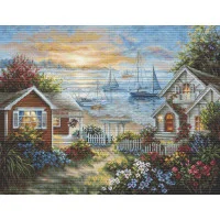 Cross Stitch Kits GOLD collection Luca-S B619 Quiet Embankment