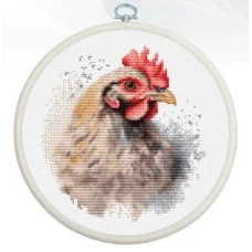 Cross Stitch Kits Luca-S BC216 Hen