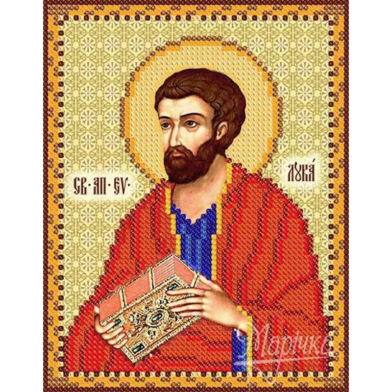 Cхема для вышивки иконы бисером  Маричка РИП-5207 Св. апостол и евангелист Лука