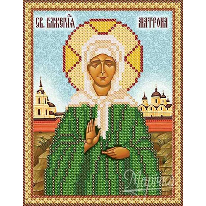 Схема для вишивки ікони бісером Марічка РИП-5208 Св. Блж. Матрона Московська