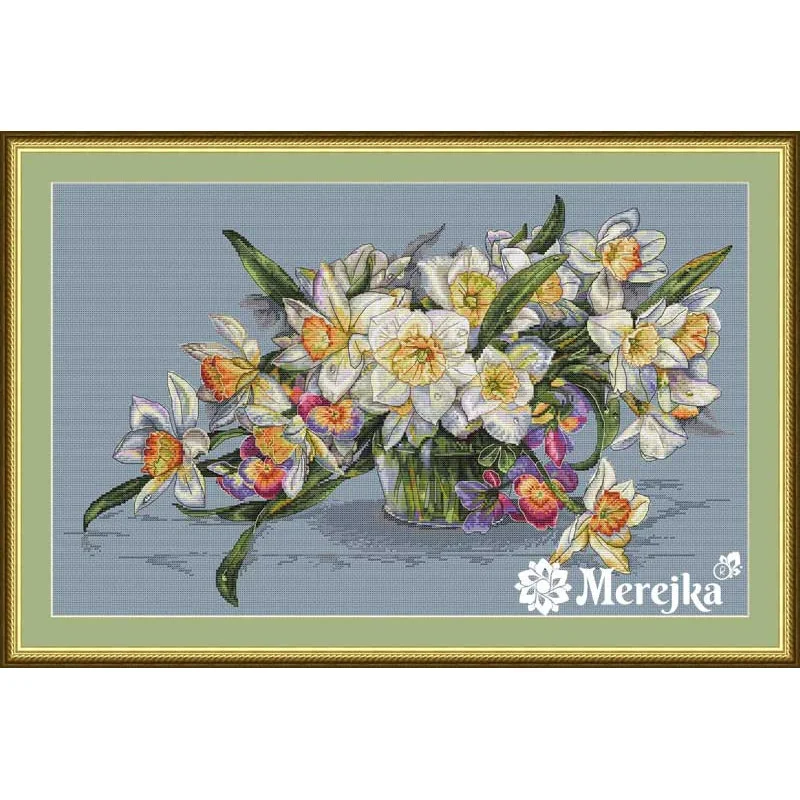 Cross Stitch Kits Merejka K-14 Daffodils