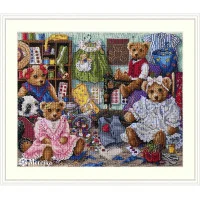 Cross Stitch Kits Merejka K-203 Teddy Bear Wear