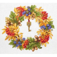 Cross Stitch Kits Merejka K-99 Autumn Wreath