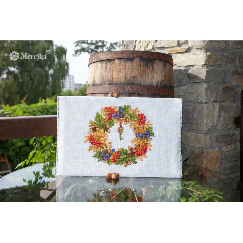 Cross Stitch Kits Merejka K-99 Autumn Wreath