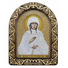 Bead embroidery kit withfigured frame Nova Sloboda CH5007 St. Bl. Xenia Petersburg