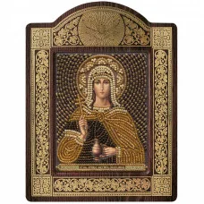 Bead embroidery kit withfigured frame Nova Sloboda CH8168 St. Mc Photinia Samaritan (Svetlana)