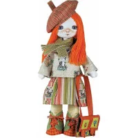 Kits for sewing dolls on linen base Nova Sloboda K1013 Traveler
