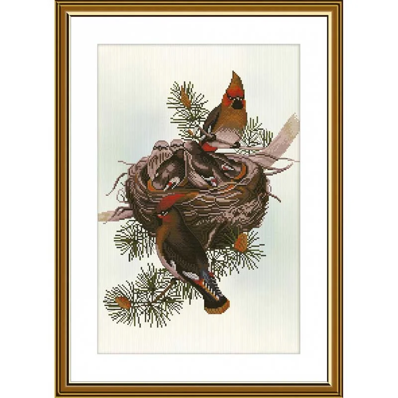 Thread embroidery kit Nova Sloboda CB2243 Lovely family