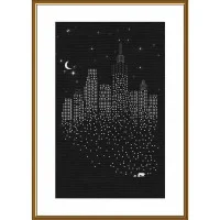 Thread embroidery kit Nova Sloboda CB3235 Night city