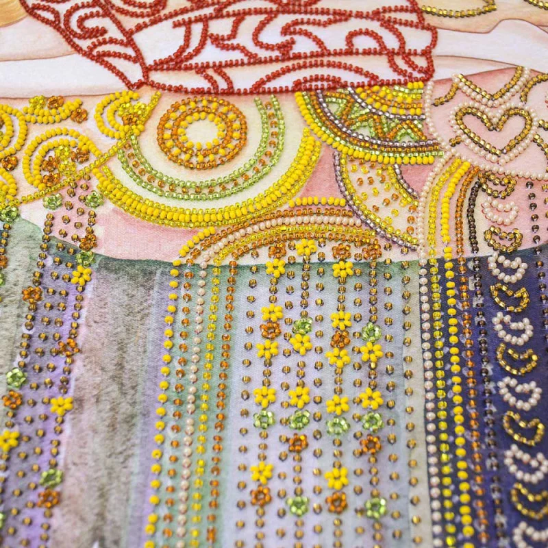 Bead embroidery kit in "back to the needle" technique Nova Sloboda NK1145 Colourful Dreams (out of production)