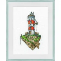 Thread embroidery kit Nova Sloboda AM4021 Old tower (out of production)