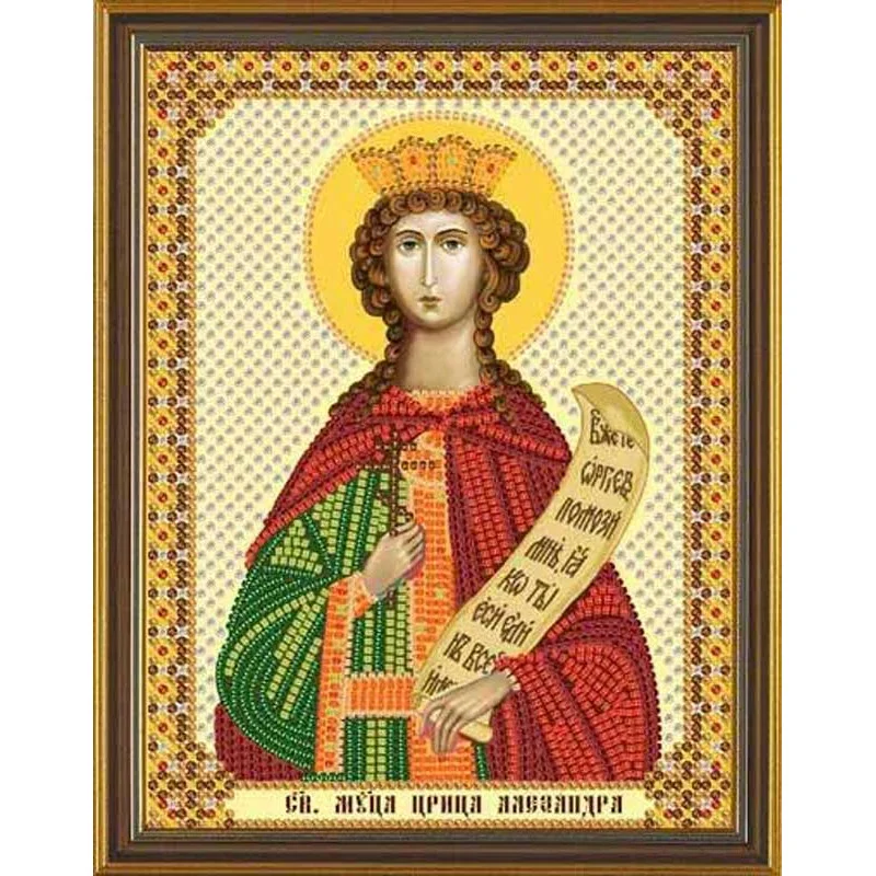Chart embroidery beads Nova Sloboda BisC6141 St. Mc. Queen Alexandra of Rome