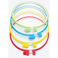 Plastic embroidery hoop with metal screw  F-17 diameter 170 mm