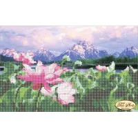 Beading patterns Tela Artis TA-014 Lotus flowers