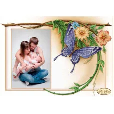 Beading patterns Tela Artis TA-086-1 Flower frame