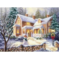 Beading patterns Tela Artis TA-477 Dream house Holiday atmosphere