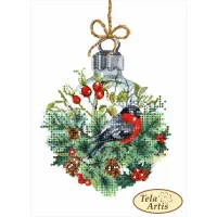 Beading patterns Tela Artis TD-024 Bullfinch and crystal ball
