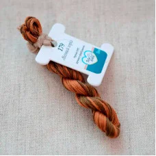 Hand-dyed embroidery threads DMC 179 hazelnut