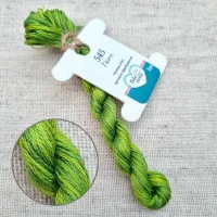 Hand-dyed embroidery threads DMC 545 Lawn