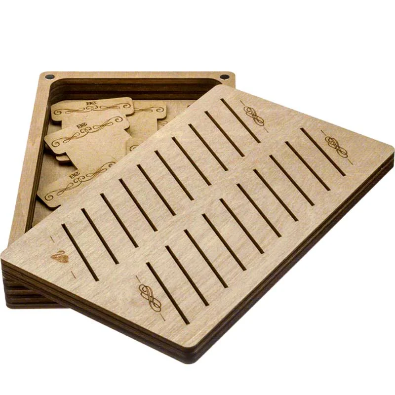Casket for needlework + 22 bobbins Fairy Land FLZB(N)-053