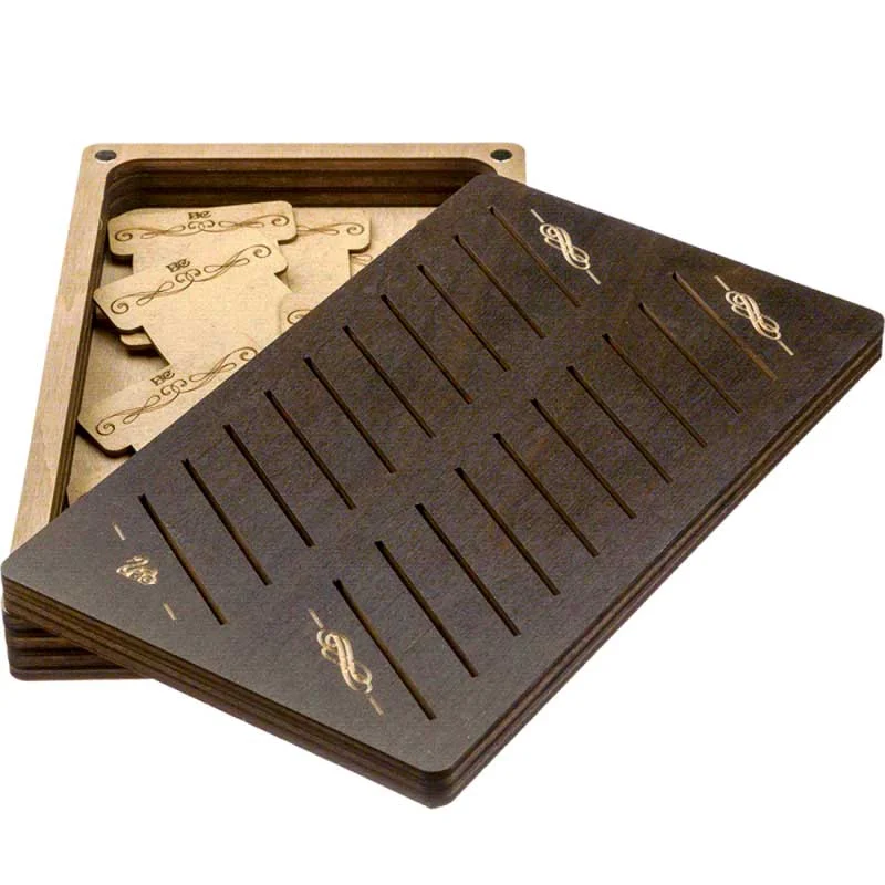 Casket for needlework + 32 bobbins Fairy Land FLZB(N)-055