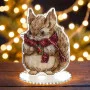Cross-stitch kit on a plastic base FLX-014 Wonderland Crafts Christmas toys