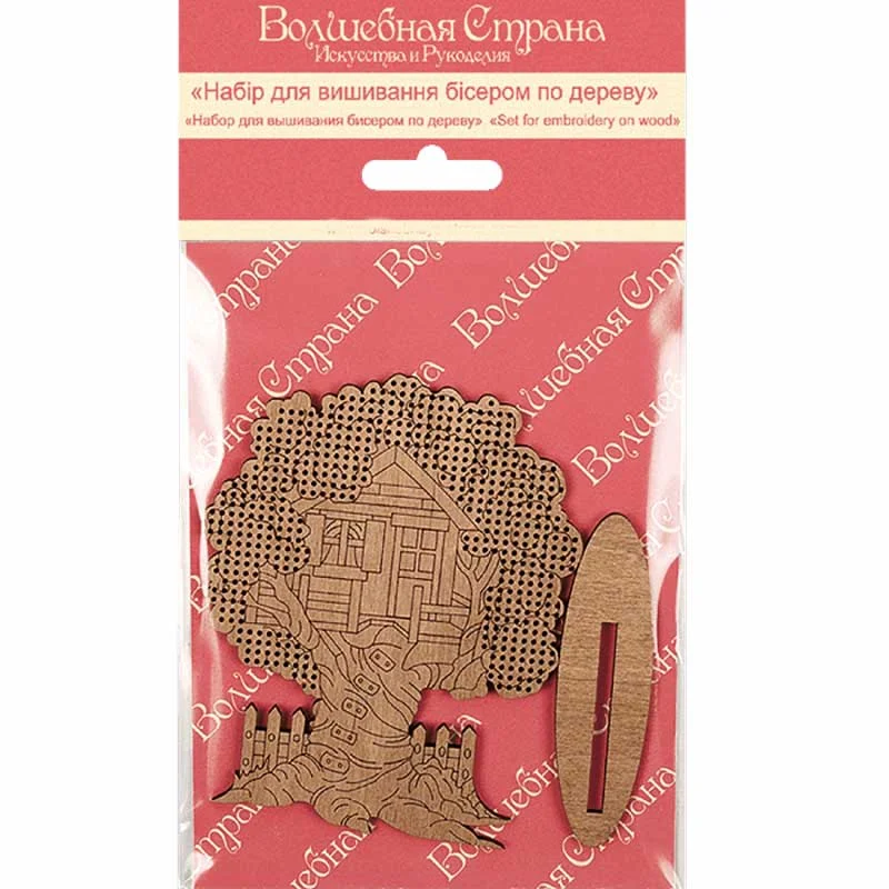 Bead embroidery kit on wood FairyLand FLK-017 Children's stories