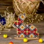 Набір для вишивання бісером на штучній шкірі Wonderland Crafts FLBB-088 Брелок для ключів