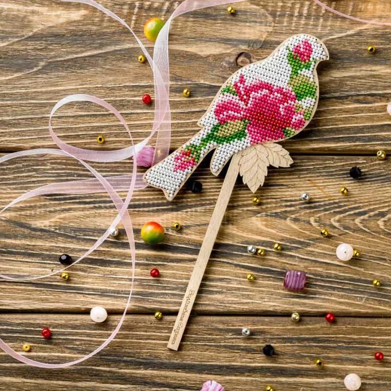 Bead embroidery kit on wood FairyLand FLK-098 Home stories