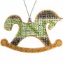 Bead embroidery kit on wood Wonderland Crafts FLK-153 Christmas decorations