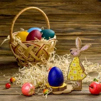 Bead embroidery kit on wood FairyLand FLK-331 Easter