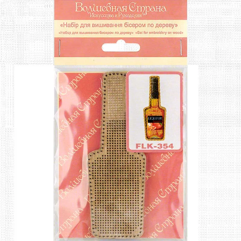 Bead embroidery kit on wood FairyLand FLK-354 Bottles