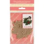 Bead embroidery kit on wood Wonderland Crafts FLK-379 Christmas decorations